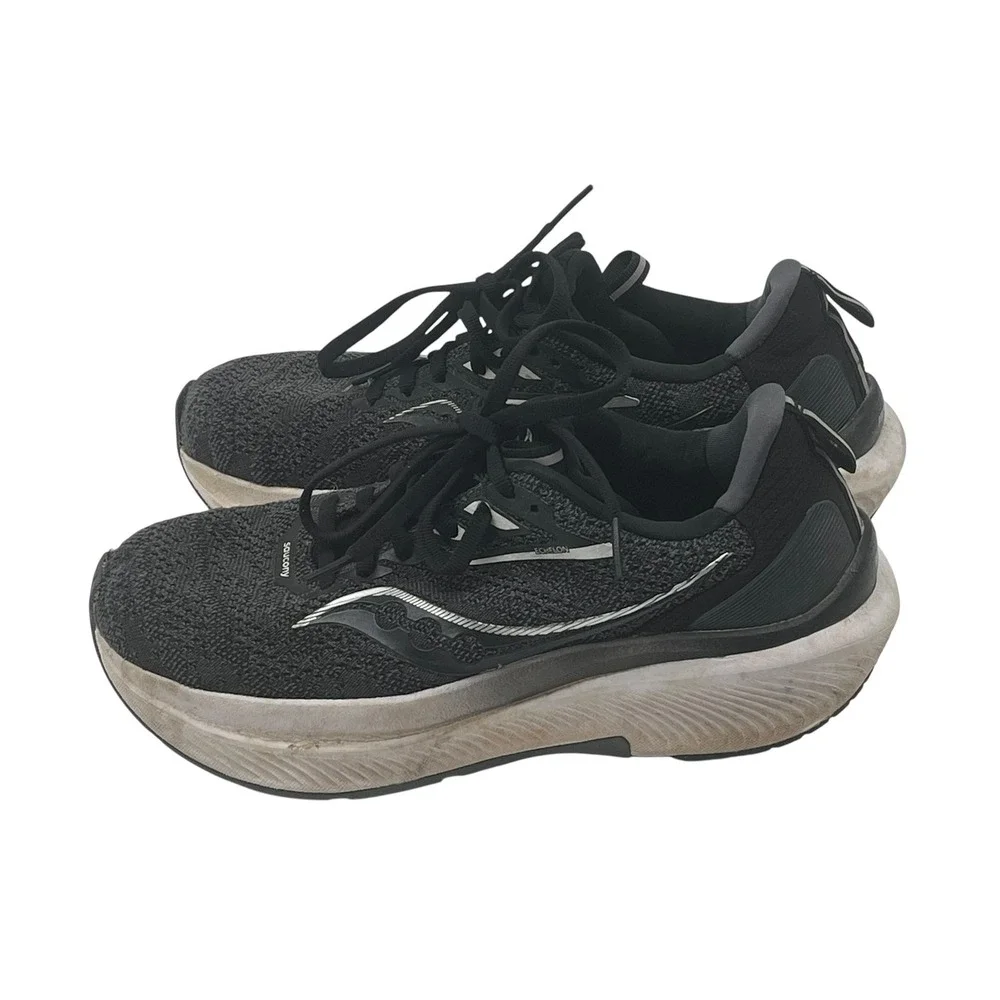 Saucony Echelon 9 Women's Running Shoes Black White S10765-10 Size 7.5